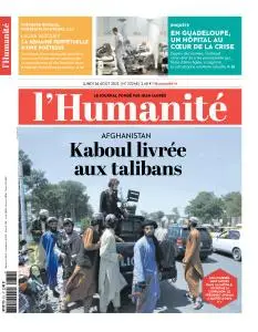 L’Humanite - 16 Août 2021