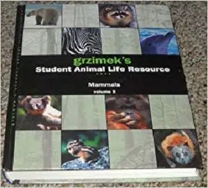 Mammals (Grzimek's Student Animal Life Resource, Volume 5 Pangolins to Sengis) (Volume 5) [Repost]