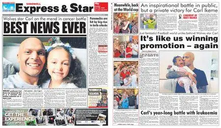 Express and Star Sandwell Edition – June 25, 2018