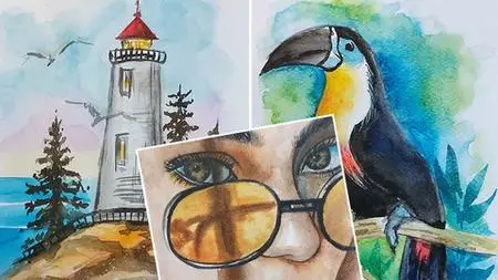 Colorful Watercolor Course: Discover The Magic