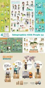 Vectors - Infographics with People 34