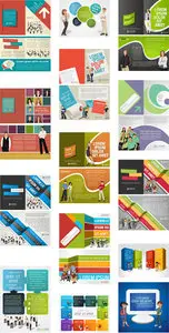 Modern template for corporate brochure flyer