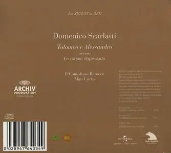 Alan Curtis, Il Complesso Barocco - Domenico Scarlatti: Tolomeo e Alessandro ovvero La corona disprezzata (2010)