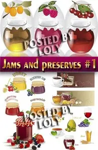 Jams and preserves #1 - Stock Vector