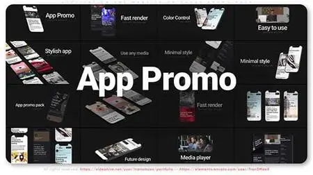 Application and Website on Phone Promo Pack 31549980