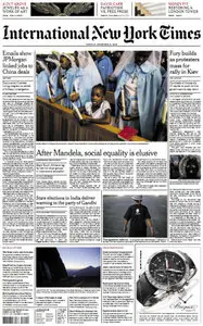 International New York Times Dezember 09 2013 (REPOST)