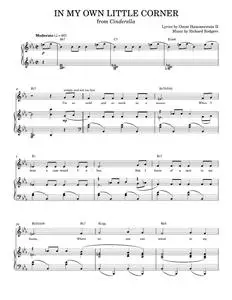 In My Own Little Corner - Cinderella Musical, Rodgers & Hammerstein (Piano Vocal)