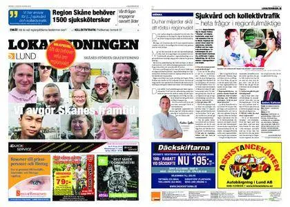 Lokaltidningen Lund – 12 maj 2018