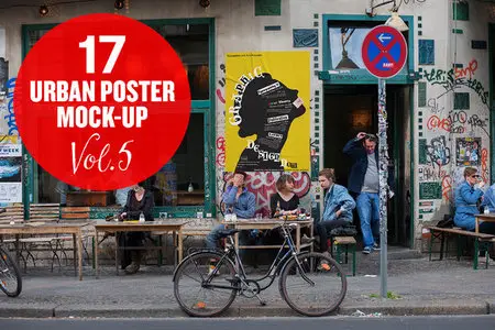 CreativeMarket - Urban Poster Mock-up VOL.5