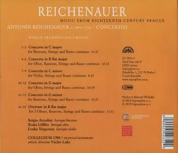 Collegium 1704, Václav Luks - Reichenauer: Concertos (2011)