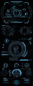 Futuristic Backgrounds Vector