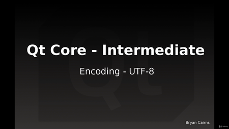 Qt Core Intermediate with C++