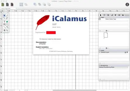 iCalamus 2.07 build 16451 Multilingual Mac OS X