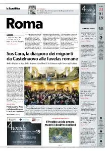la Repubblica Roma - 24 Gennaio 2019