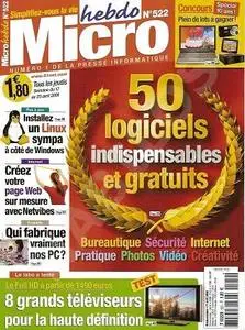 Micro hebdo N°522 du 17 au 23 Avril 2008