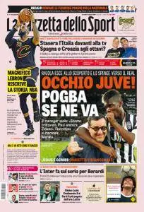 La Gazzetta dello Sport Rosa con edizioni locali - 21 Giugno 2016