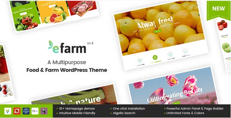 Themeforest - eFarm v2.0.4 - A Multipurpose Food & Farm WordPress Theme