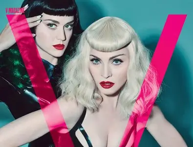 Katy Perry & Madonna by Steven Klein for V Magazine Summer 2014