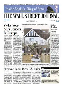The Wall Street Journal (Europe) February 11 2014