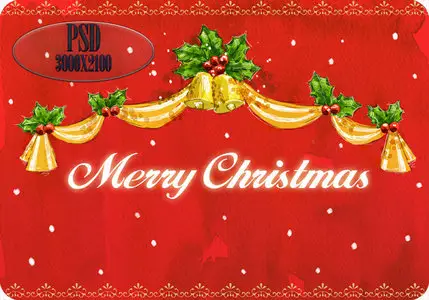 Merry Christmas psd 5