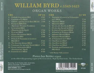 Pieter-Jan Belder - William Byrd: Organ Works (2024)