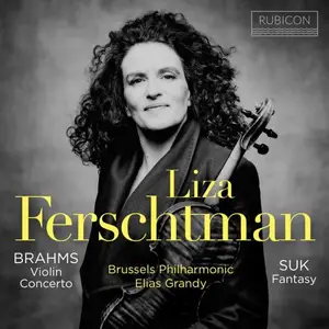 Liza Ferschtman, Brussels Philharmonic & Elias Grandy - Brahms- Violin Concerto - Suk- Fantasy (2025) [24/96]