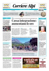 Corriere delle Alpi - 1 Giugno 2025