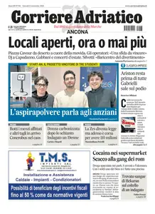 Corriere Adriatico Ancona - 13 Novembre 2025