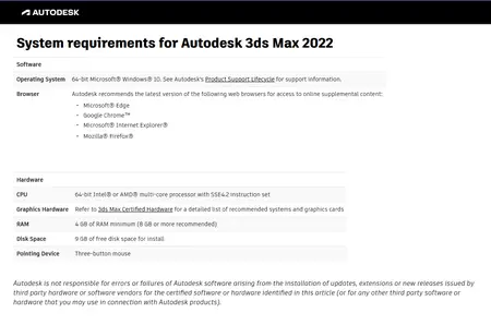 Autodesk 3ds Max 2022.2.12 Security Fix with Updated Extensions