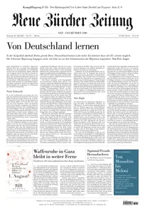 Neue Zuercher Zeitung - 27 Juli 2025