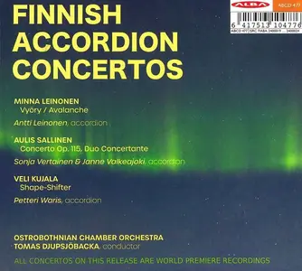Antti Leinonen, Sonja Vertainen, Janne Valkeajoki, Petteri Waris - Finnish Accordion Concertos (2024)