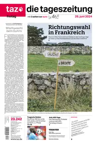 taz die tageszeitung  - 28 Juni 2024