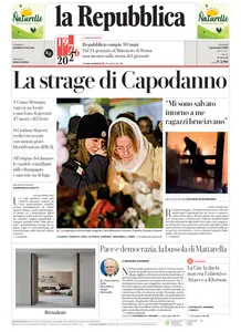la Repubblica - 2 Gennaio 2026