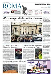 Corriere della Sera Roma - 19 Maggio 2025