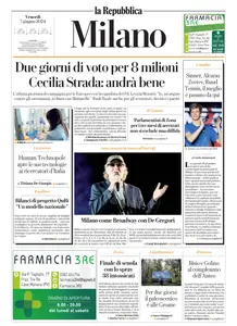 la Repubblica Milano - 7 Giugno 2024
