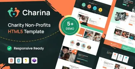 EE - Themeforest - Charina  Charity and Nonprofit HTML5 Template 47393292 v1.0