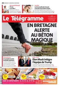 Le Télégramme Brest Abers Iroise - 14 Novembre 2024