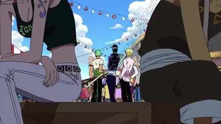 One Piece (1999 S10E14 Round 1! One Lap of the Donut Race Koten Gars