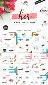 CreativeMarket - Her - Branding logo templates