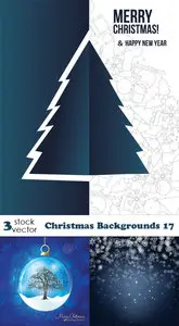 Vectors - Christmas Backgrounds 17