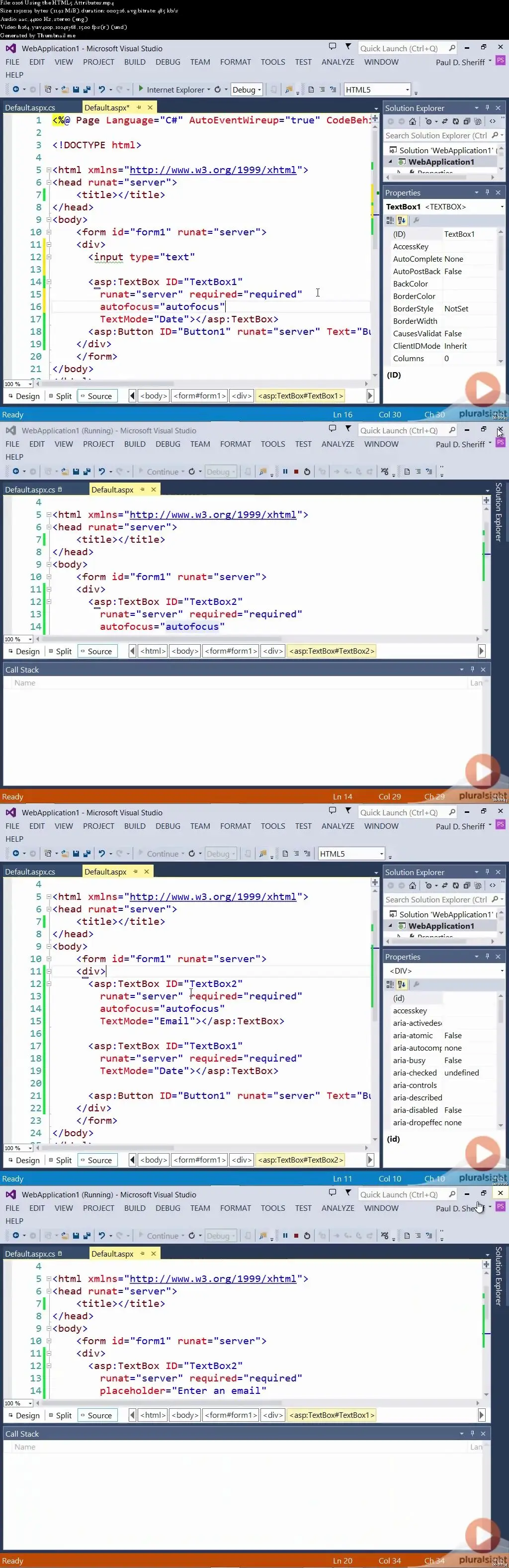 Pluralsight - Building Mobile Web Sites Using Web Forms, Bootstrap, and HTML5