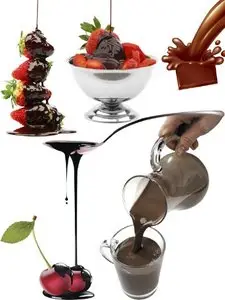 Melted chocolate - a selection of images