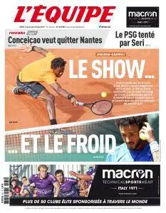 L'equipe du Mercredi 31 Mai 2017