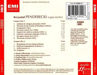 Krzysztof Penderecki - Orchestral Works (2001)