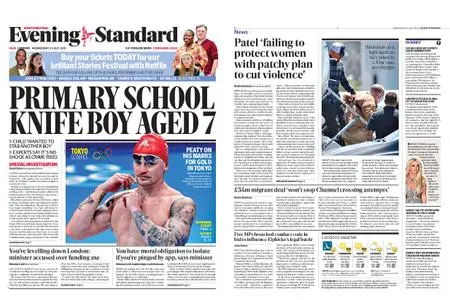 London Evening Standard – July 21, 2021