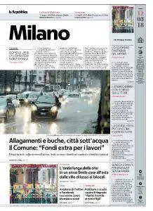 la Repubblica Milano - 12 Marzo 2018