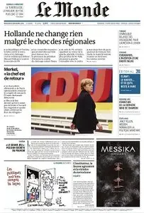 Le Monde et 2 Suppléments du Mercredi 16 Décembre 2015