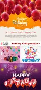 Vectors - Birthday Backgrounds 21