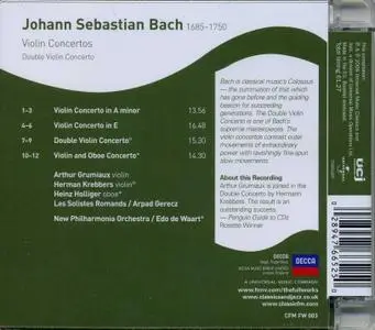 Arthur Grumiaux - J.S. Bach: Violin Concertos (2008)