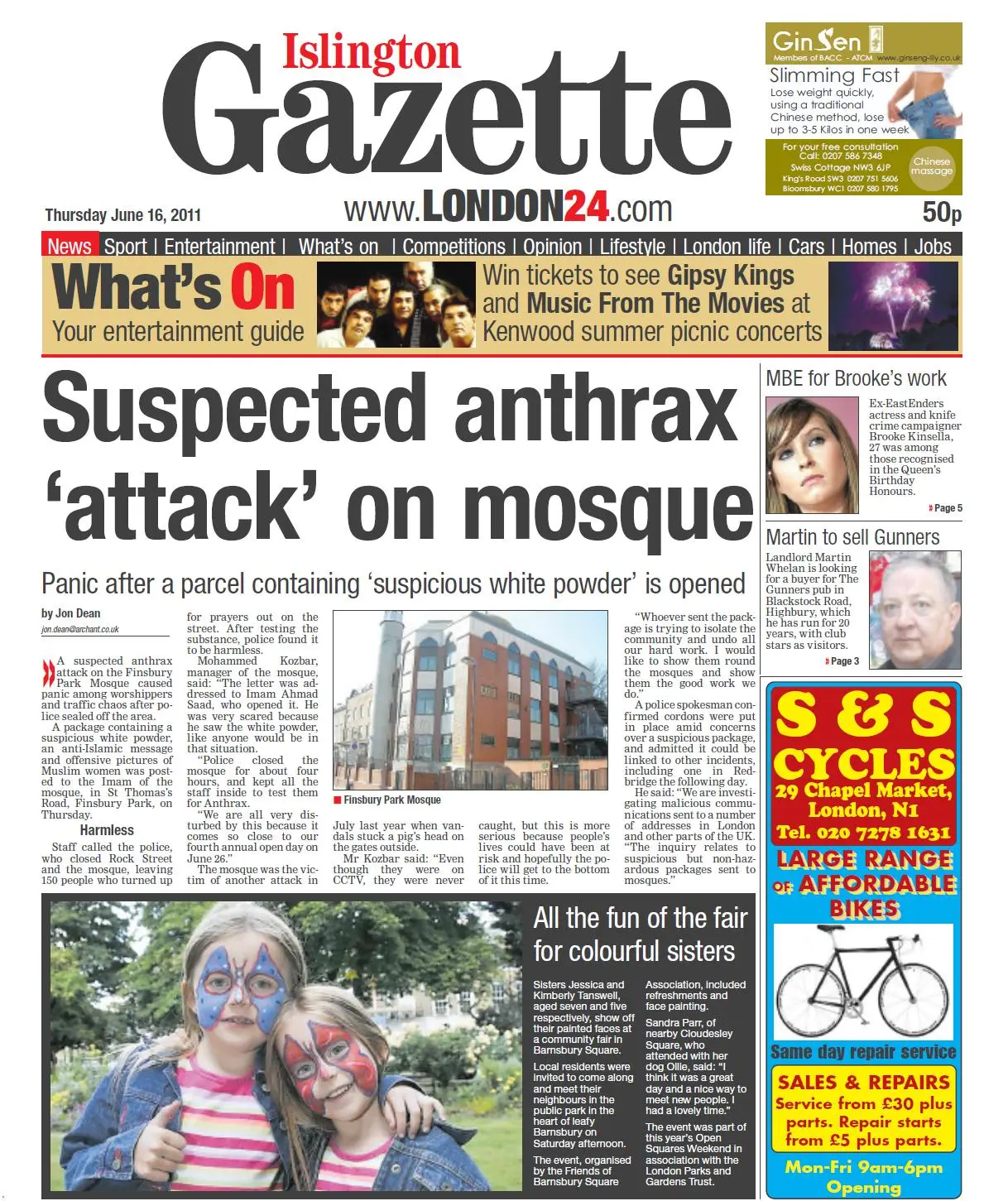 GAZETTE LONDON 16 23 JUNE 2011